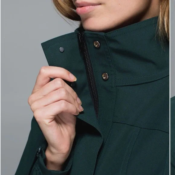 Lululemon Seize the Day Fuel Green Cropped Jacket 6 - Picture 3 of 11